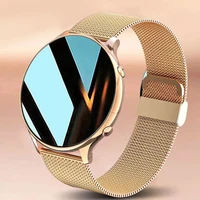 2022 new fashion womens smart watch full screen touch waterproof bracelet heart rate monitor lady smartwatches for android