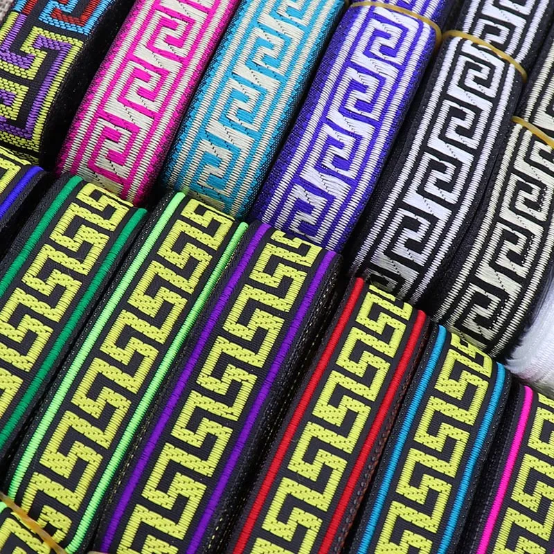 

Жаккардовая лента с винтажной вышивкой, 7 ярдов, 2 см