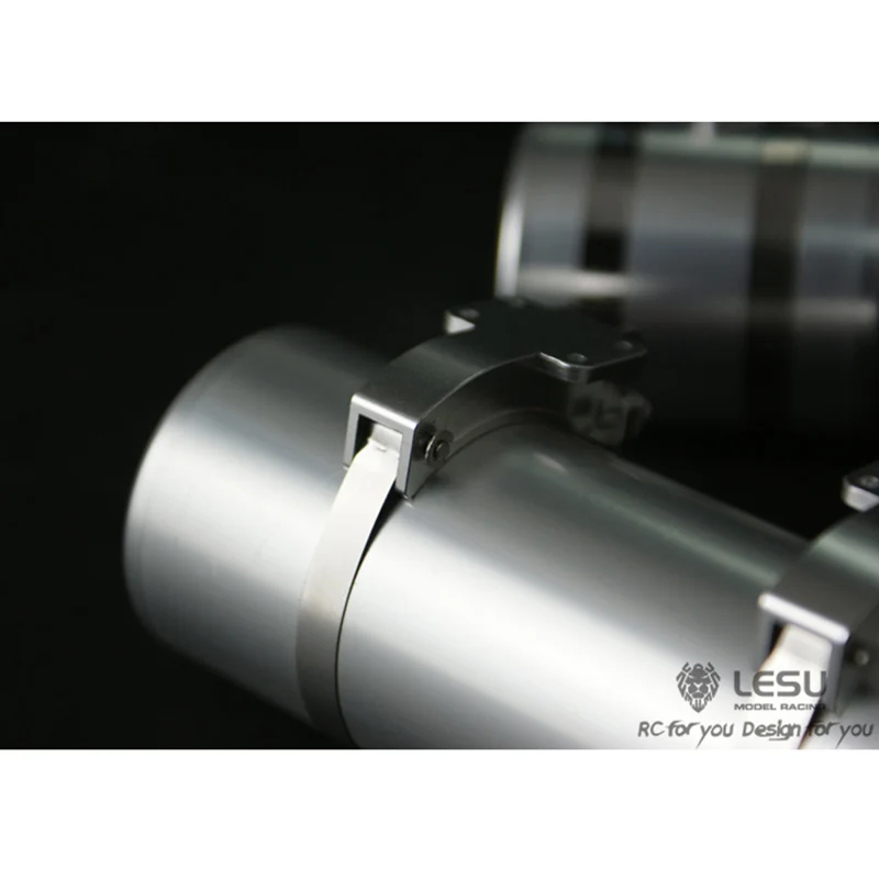 Металлический масляный бак LESU 110 мм для 1/14 RC Tamiyaya Global Liner игрушки с дистанционным
