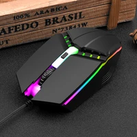 x3 gaming wiredmouse 1600dpi ergonomics colorful breathing light wired gaming mice for computer and office laptops free shipping