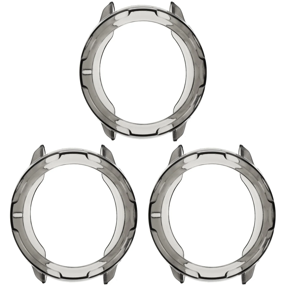 

Watch Case Shell Cover Transparent Protector Tpu Band Bumper Accessories Smartwatch Silicone Bezel Coverage Hard Replacement