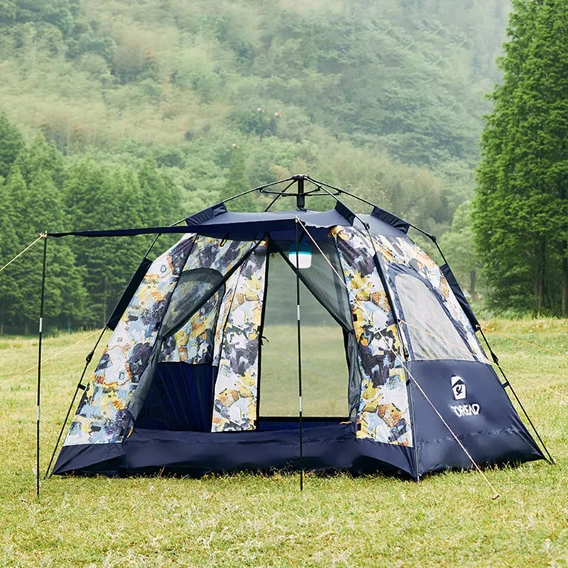 

Beach Camping Tent Quick Automatic Pop Up Canopy Waterproof Glamping Luxury Tent Outdoor Party Tendas De Campismo Outdoor Items