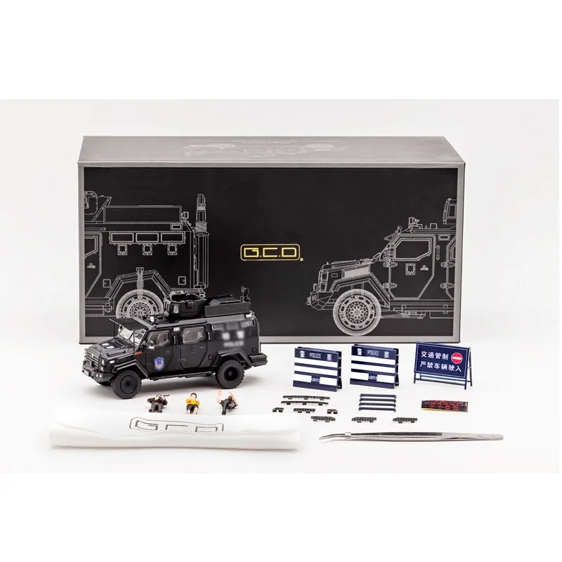 GCD1:64 North Exhibition Limited Edition, Special Police Swordtooth Tiger, литая модель автомобиля из сплава, коллекционный предмет для взрослых. (art.: 3920dad18e9bb) - 3920dad18e9bb