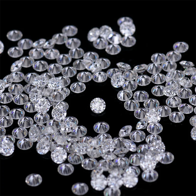 

Wholesale D Color VVS Moissanite 0.7-2.8MM Lab Grown Diamonds Loose Gemstones Stones Supplier