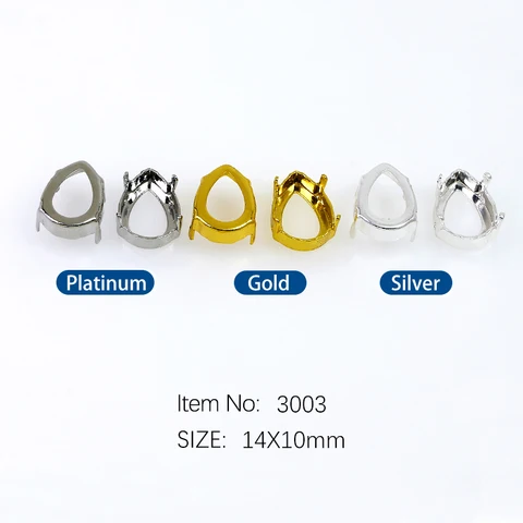 Золотые когти для бижутерии 50 шт.