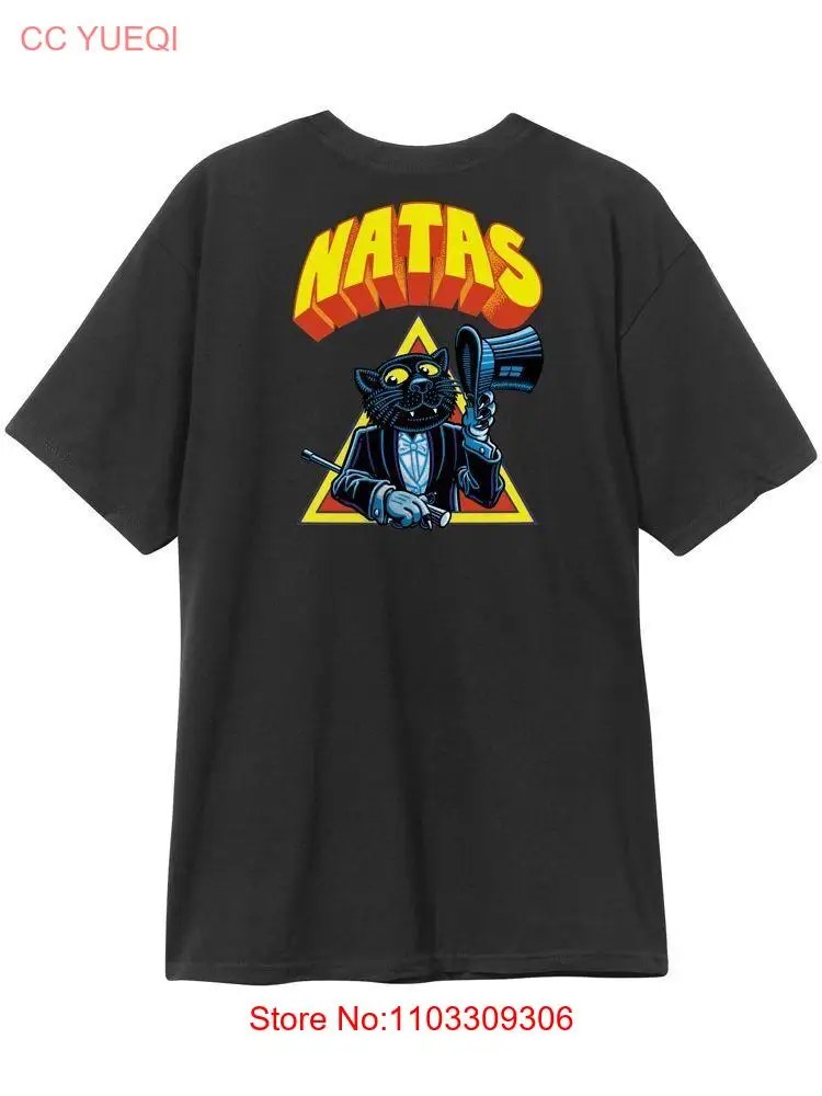 Фото Футболка Natas Kaupas Panther Reissue 101, футболка для скейтборда, черная, новые размеры M, L, XL №1