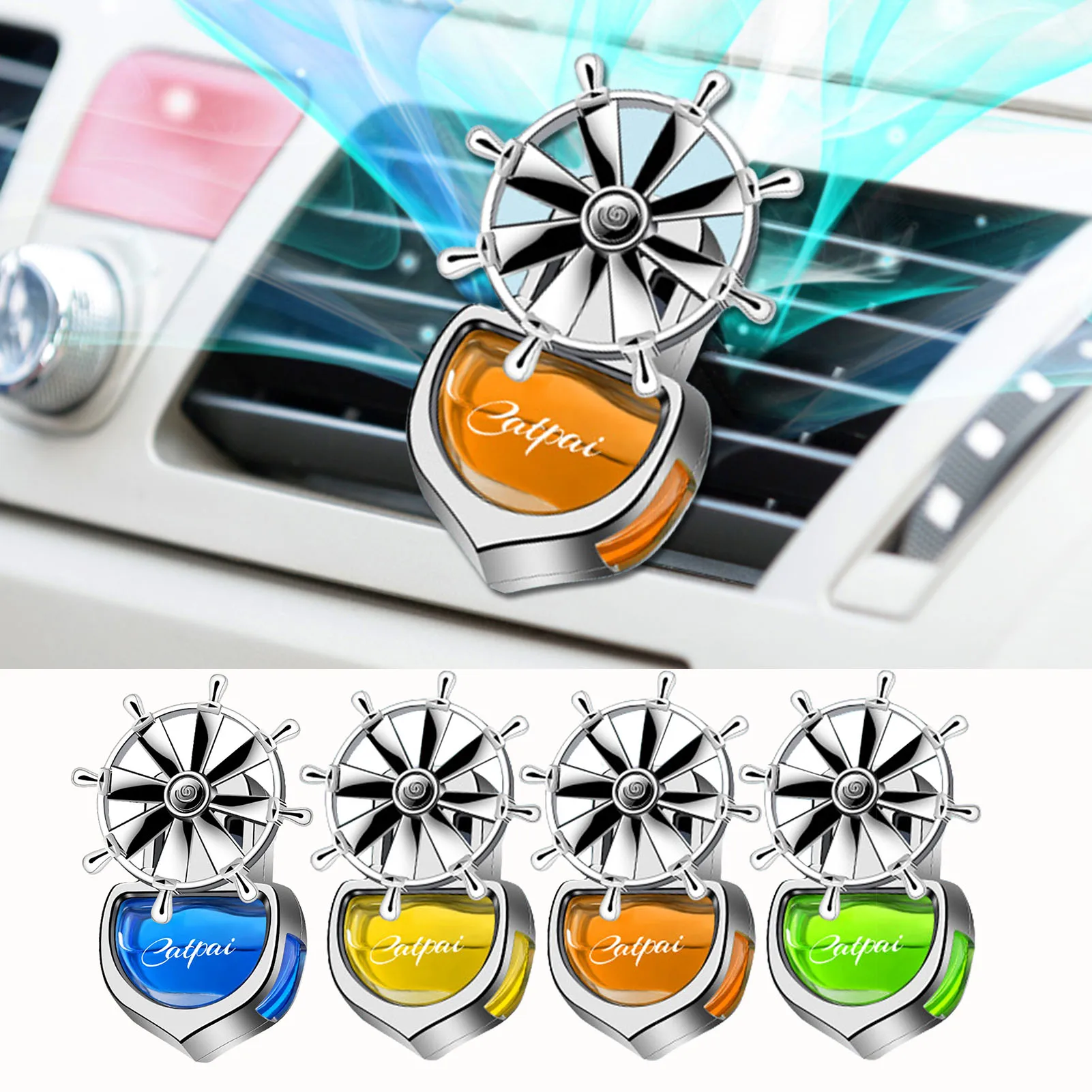 

Car Scents Air Freshener Air Conditioner Perfume With Clip Long Lasting Air Outlet Fragrance Car Decorative Accessories For