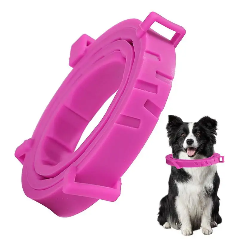 

Pet Deworming Collar Retractable Tick Prevention Necklace All-Natural Ingredients Pet Protection Supplies For Small Medium And
