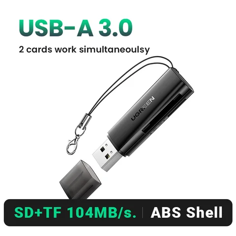 UGREEN Кардридер USB3.0 2-в-1 SD Micro SD