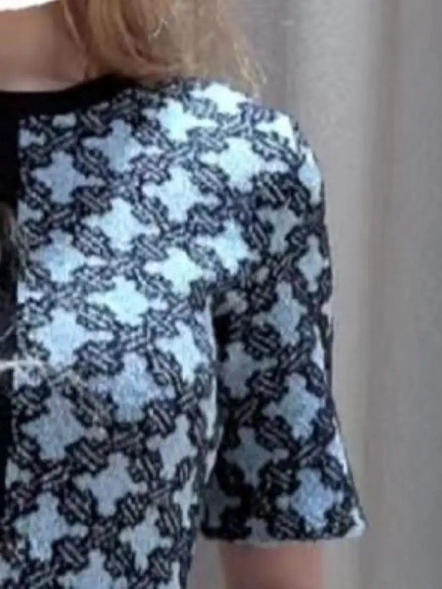 

Женское облегающее винтажное трикотажное мини-платье, жаккардовое цветное лоскутное платье с круглым вырезом и коротким рукавом