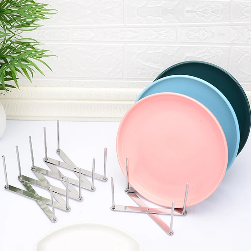 

1pcs Scalable Stand for lids Pot Lid Holders Multipurpose Rack Pans Glasses Plate holder Kitchen Organizer 13cm