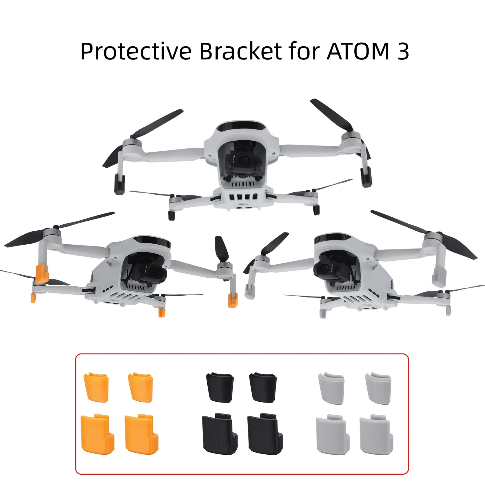 Фото Высококачественный защитный кронштейн для шасси Potensic ATOM3, регулируемые по высоте кронштейны, защитные аксессуары №4