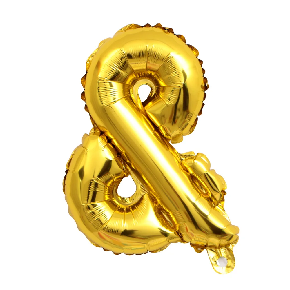 

CoolBalloon Alphabet A to Z Foil Balloons Number Character Symbol Star Ballons Festival Party Anniversary Balloon Decorations