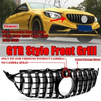 w205 gt r for gtr for amg car front bumper grill grille for mercedes for benz w205 for amg look c200 c250 c300 c350 2015 2018