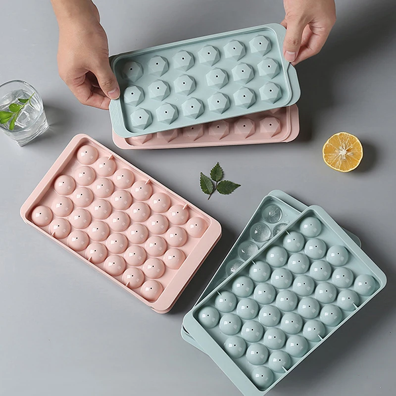 1 шт. 3D круглая форма для льда с крышкой