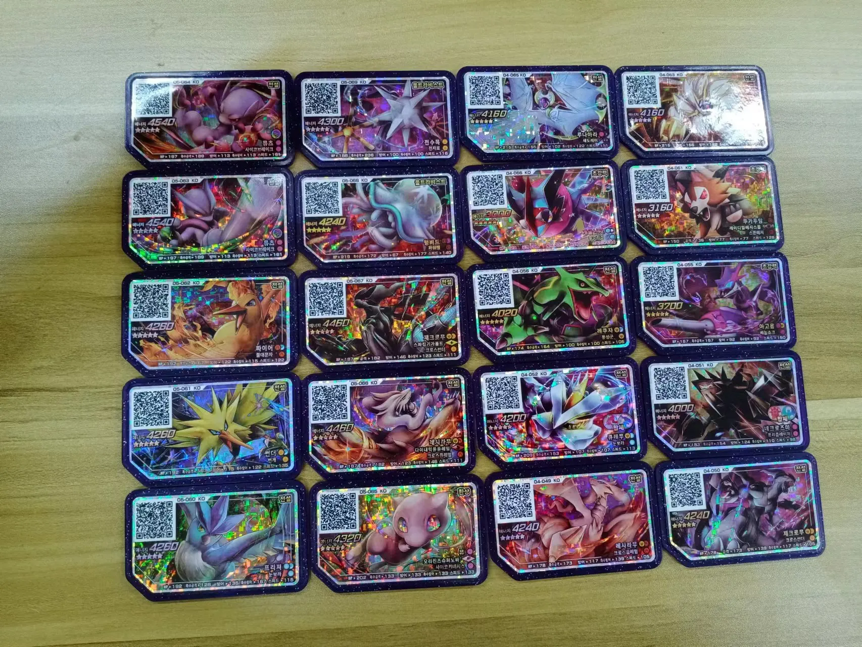 Korea Version TAKARA TOMY Pokémon Plus Aura Gaole Disc Card 4th 5th Five-Star Game Arcade Cards Collection Children's Gift Anime