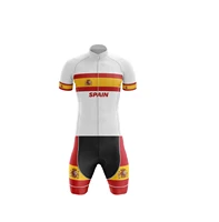 laser cut mens cycling wear cycling jersey body suit skinsuit with power band spain national team size xs 4xl