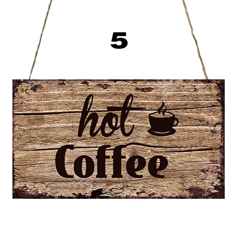 

12 видов «кофе», деревянное Оформление интерьера