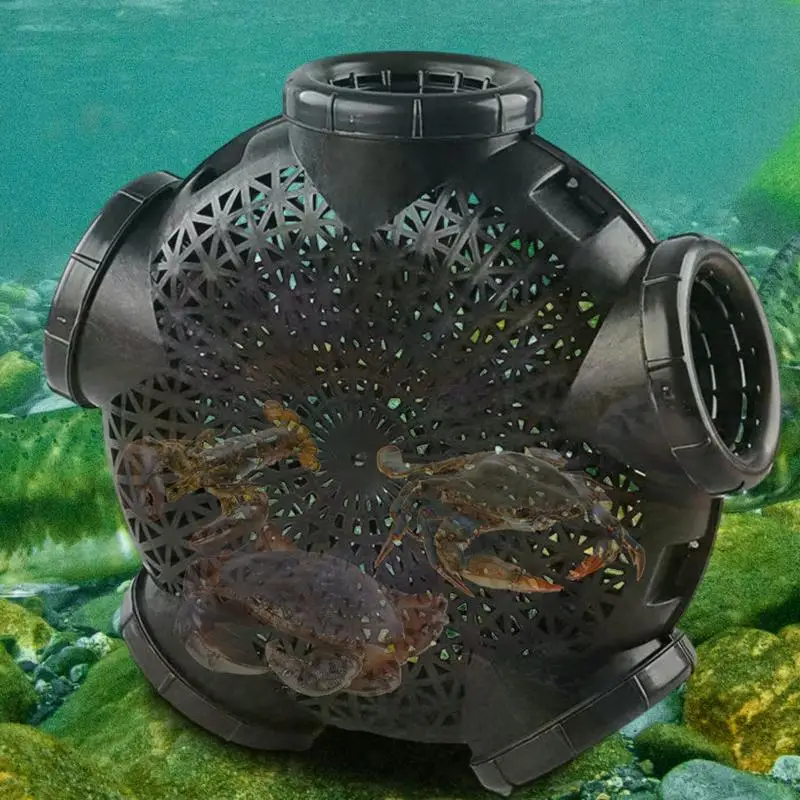 Ловушка для Раков и креветок 5 отверстий прочная легкая в использовании ловли