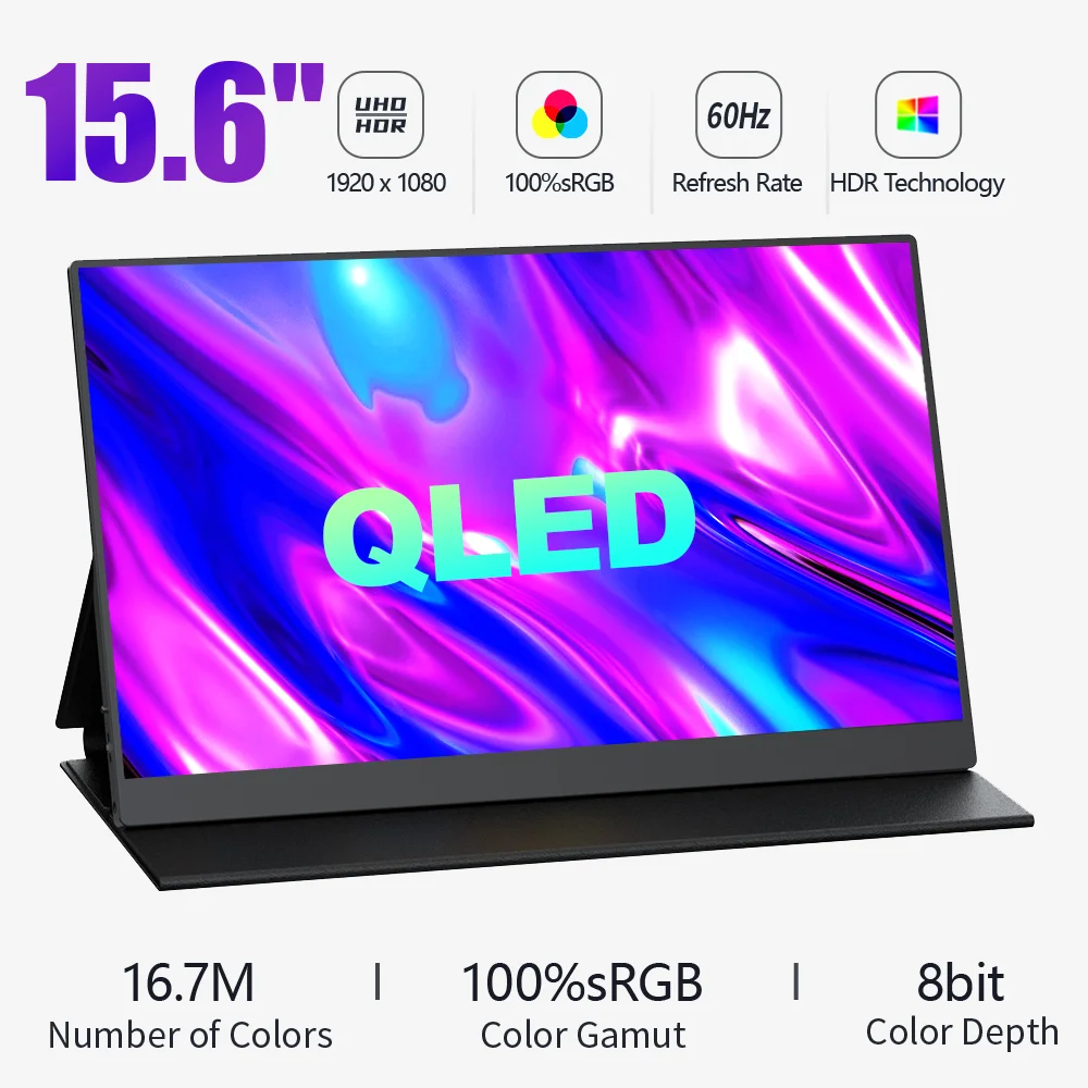 Портативный монитор XOWIN DISPLAY QLED 15 6 дюйма