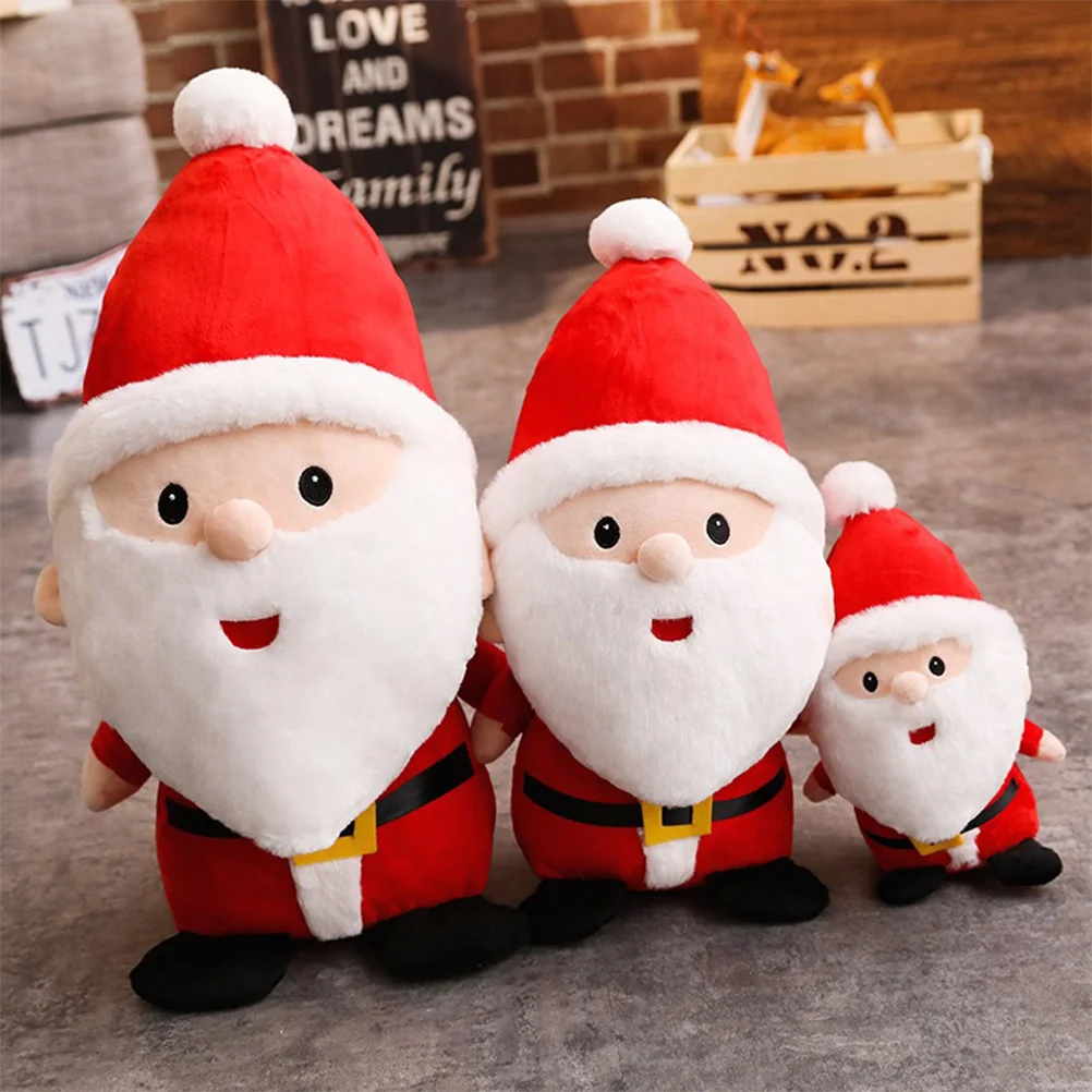 

Plush Santa Stuffed Toys Funny Animated Xmas Gift Holiday Decoration for Toddler Boys ( 23cm Height ) Christmas