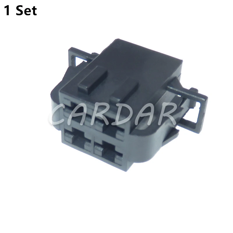 1 компл., 4 контакта, серия 6,3, автомобильный большой ток, пластиковый корпус, негерметичная проводка, разъем переменного тока в сборе для VW Audi 1J0 972 772