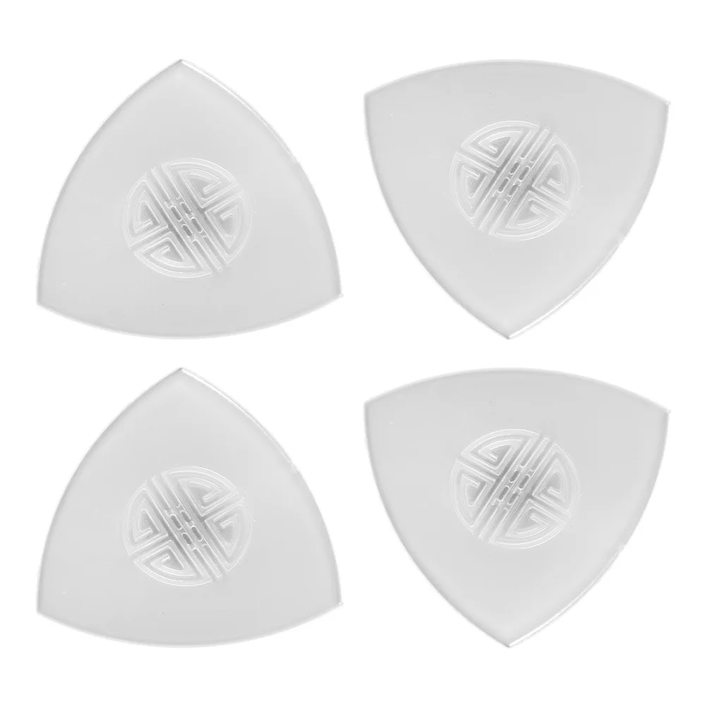 

4 Pcs Pickup Pull Out Bass Pickups Nylon Guitar Picks Stringed Instrument Plectrum