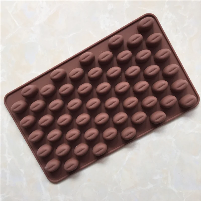 

Coffee Beans Shaped Silicone Chocolate Mold for Jelly Pudding Ice Cube Tray Candy Dessert Pastry Cookie Baking Decorating Tools