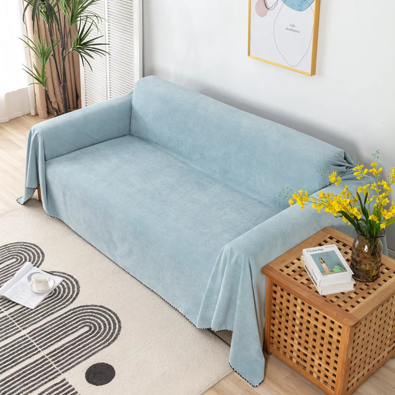 

Sofa Cushion Home Decro Solid Sofa Cover for Living Room Sofa Towel Luxury Blanket Couch Cover Sofas Covers Universal
