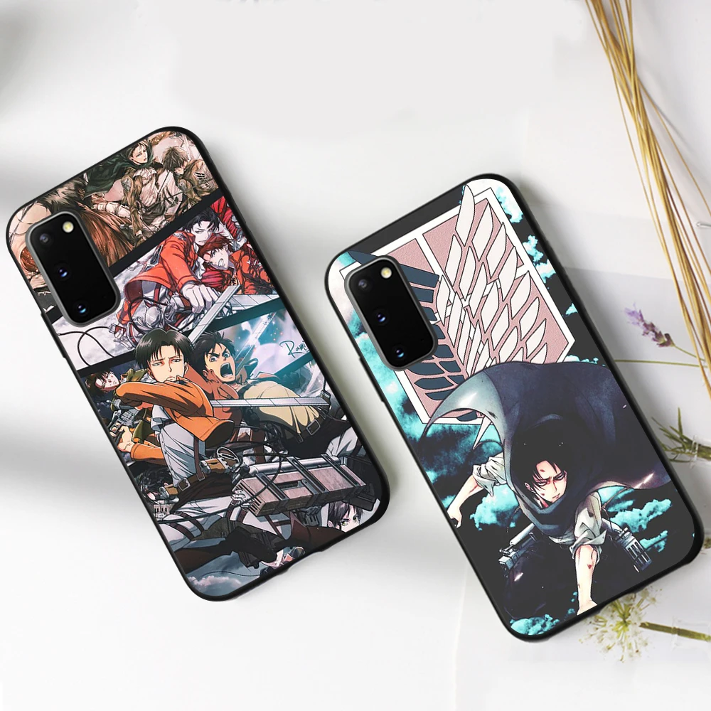 

Case for Samsung Galaxy S8 S10e S10 Plus S20 S21 S22 S22Ultra S7 Edge S9 S20FE Note 9 8 20 10Lite Anime Attack on Titan Cover
