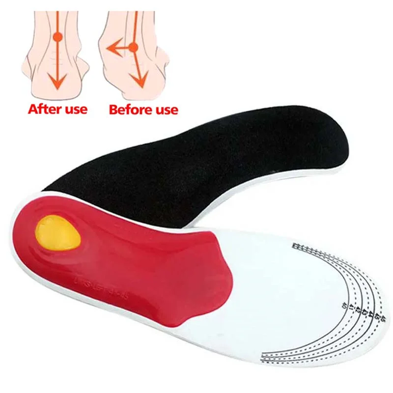 

Orthotic Shoe Pads Plantar Fasciitis Arch Support for Flat Foot Cushion Man Running Comfortable Inner Soles Inserts Insole Shoe