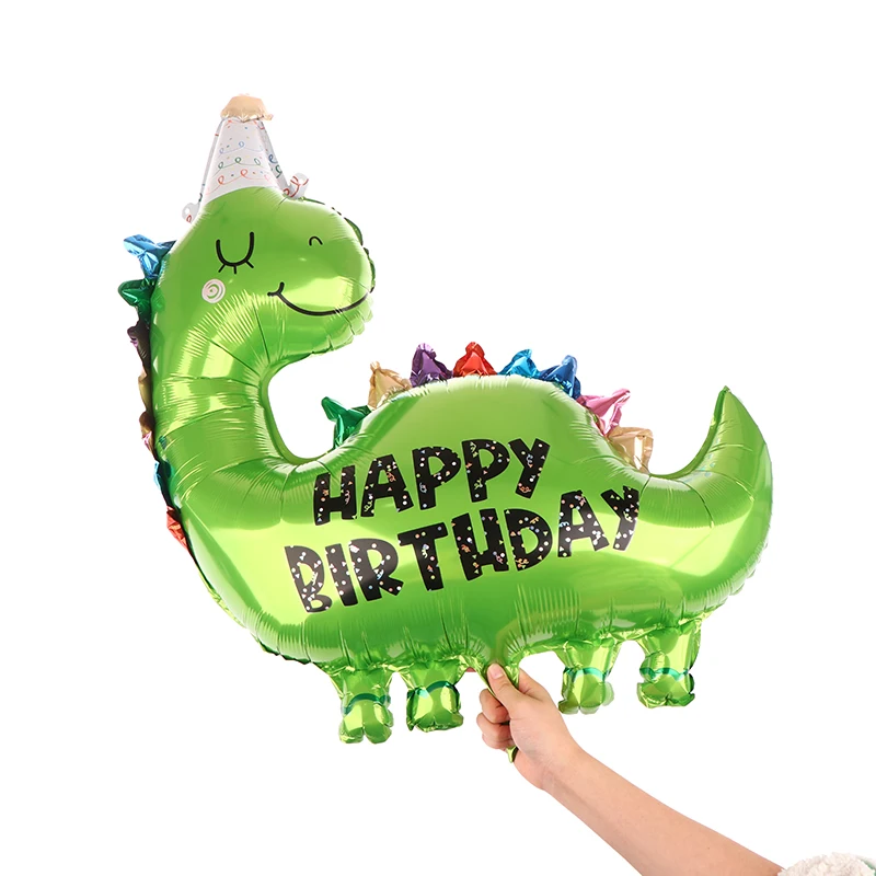 

Dinosaur Birthday Dinosaur Theme Foil Balloons Cartoon Animal Foil Balloon Happy Birthday Party Decor Kids Ballons