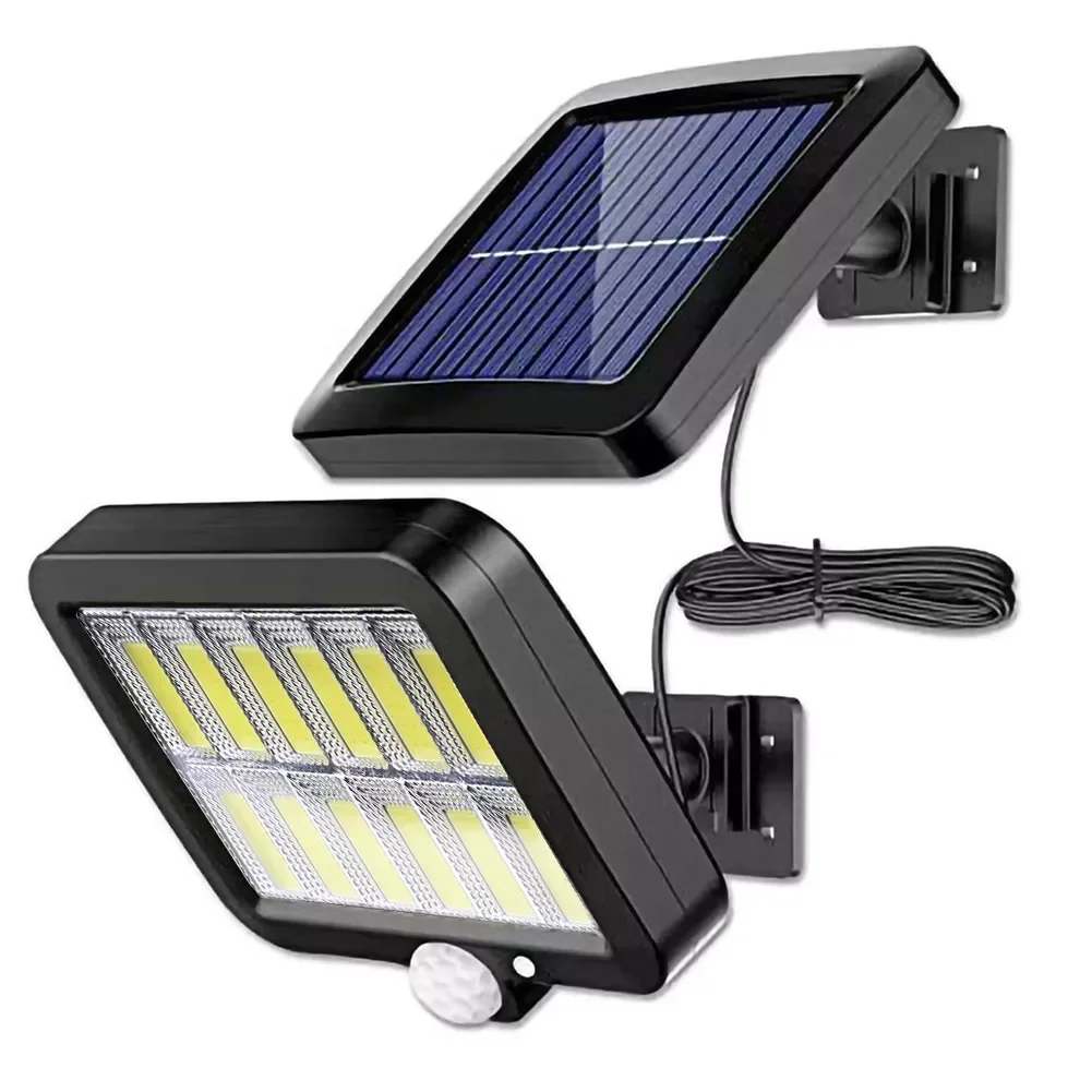 

LED Solar Wall Light Waterproof PIR Motion Sensor Solar Lamps 3 Mode Outdoor Pathway Yard Garden Security Lighting
