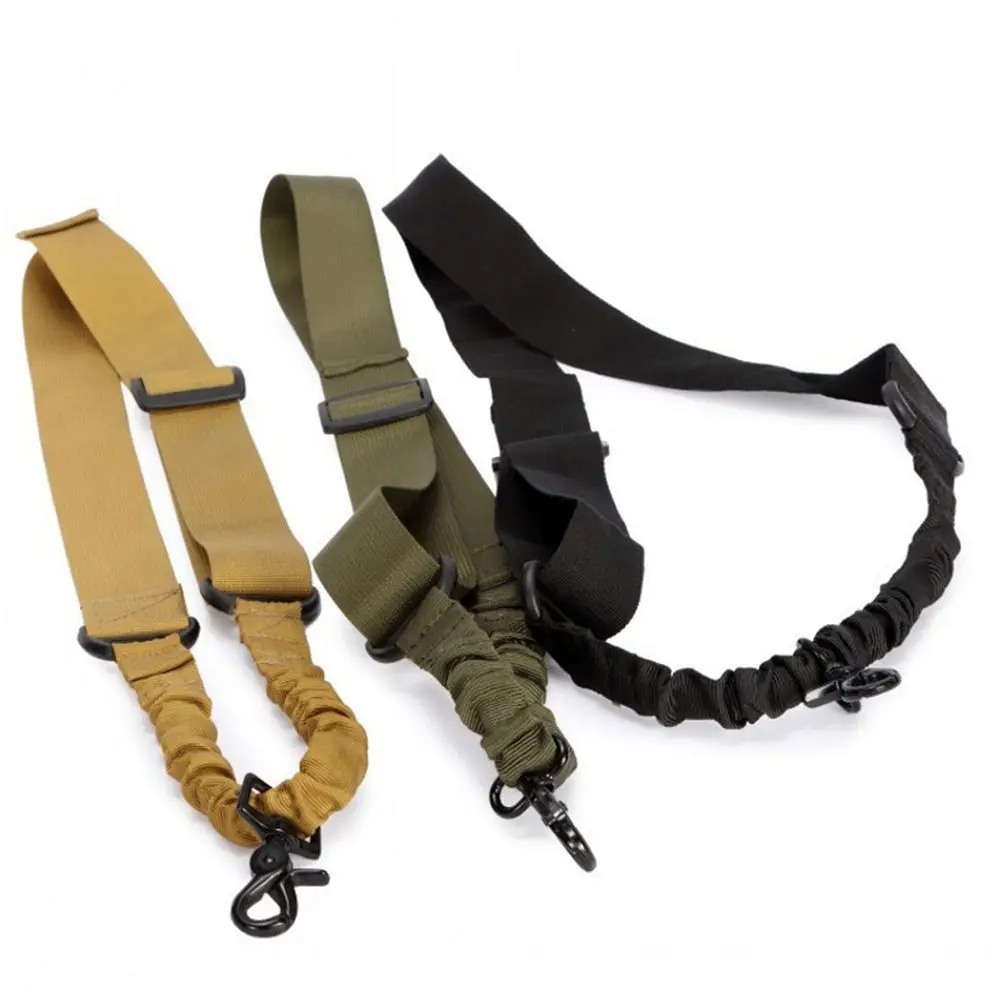 

140cm Gun Strap Outdoor Tool One Point Military Shooting Hanging Tactical Gun Sling Bungee Airsoft Rifle Strapping Belt