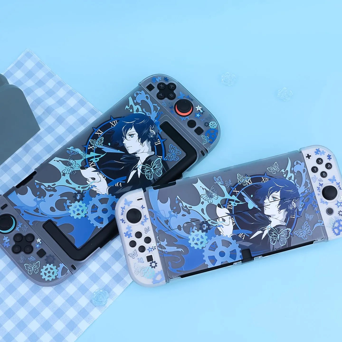 Фото Полупрозрачный чехол Persona 3 Makoto Yuki с жестким защитным узором, совместимый с игровой консолью Switch 2 Oled Lite №3