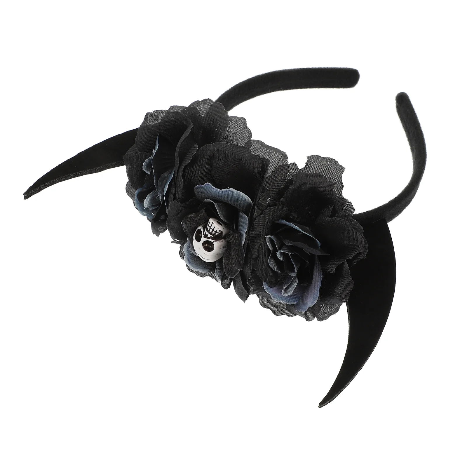 

Horn Headband Cosplay Accessory Headdress Prop Headgear Hair Hoops Costume Cloth Flowers Resin Ghost Ox Demon horns