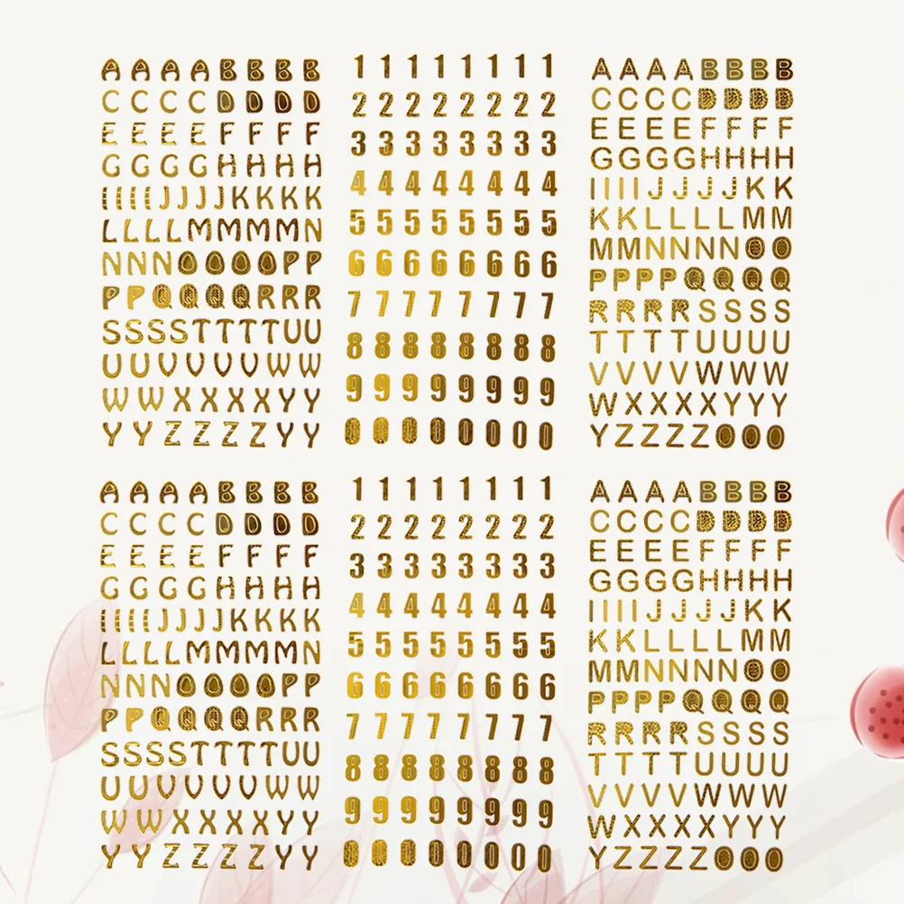 

Stickers Letter Sticker Alphabet Self Adhesive Diy Number Z A Decals Sheets Cardstock Decorating Gift Gold Glitter Vinyl Kids