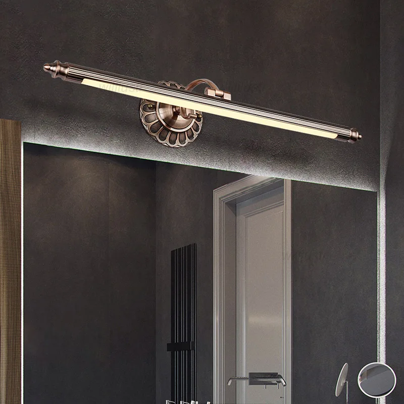 Роскошная металлическая акриловая настенная лампа в стиле ретро