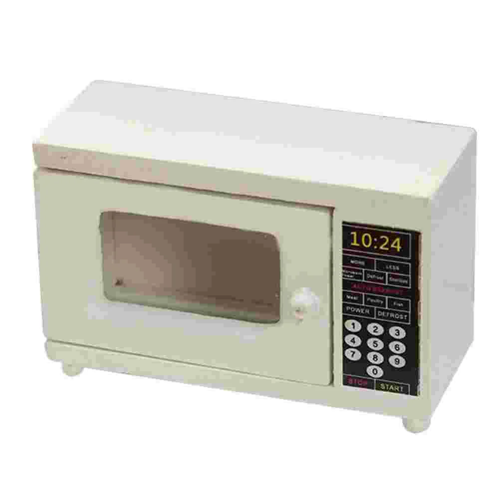 

House Ornaments Miniature Microwave Accessory Vintage Home Decor Furniture Oven Model
