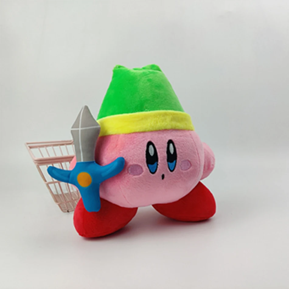 

Кавайная аниме звезда Кирби меч Kirby мягкая плюшевая Высококачественная мультяшная игрушка отличный рождественский подарок на день рождения для детей