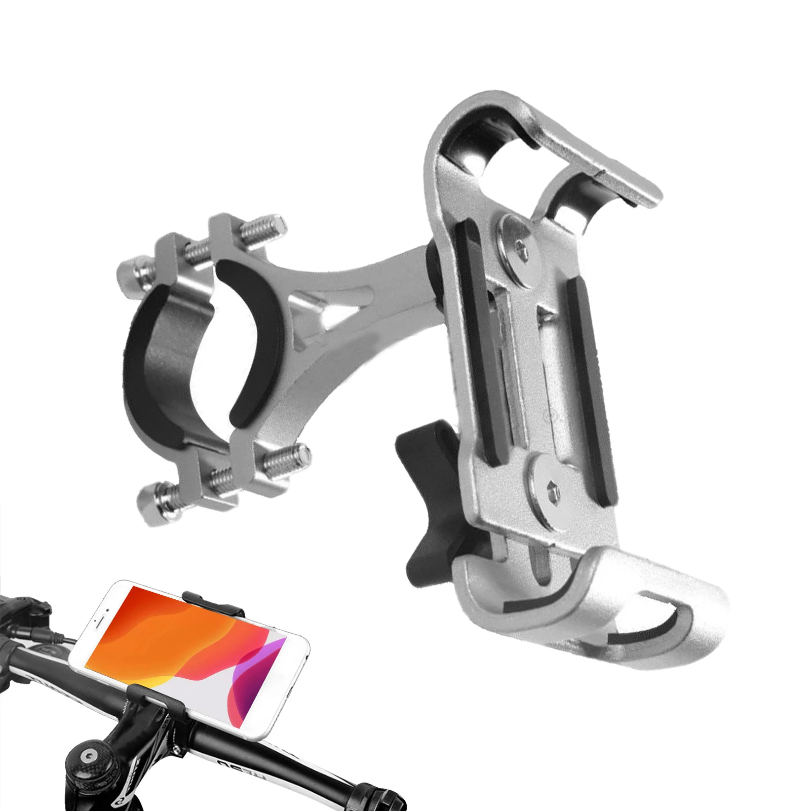 

Universal Bike Motorcycle Handlebar Clip Stand Mount Cell Phone Holder Bracket Bicycle Phone Holder Bike Motorcycles Handlebar