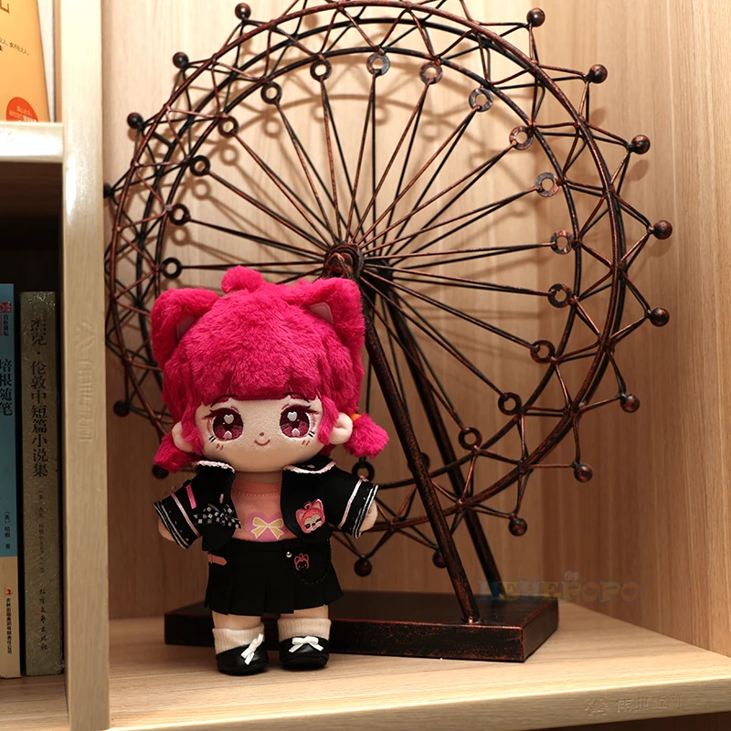 

Cotton Doll 20cm Cute Plush Name Black Honey Peach Plushies Stuffed Toy IDOL Fans Collection Gift