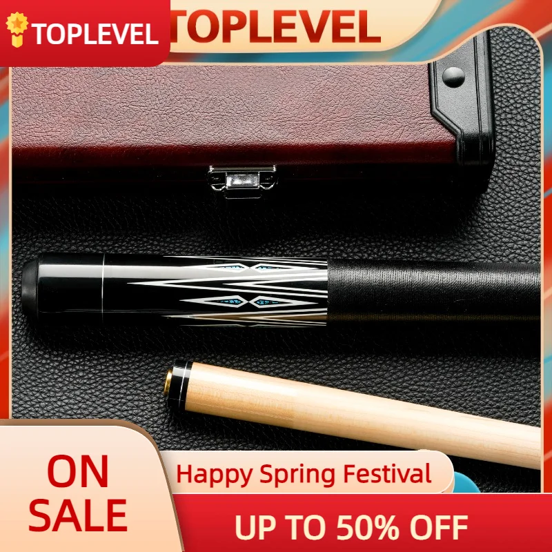 

Pool Cue Billiard Stick Handmade Irish Linen Wrap 13mm Black Thunder Tip 18 teeth Joint 147cm Cue Billiard Cue