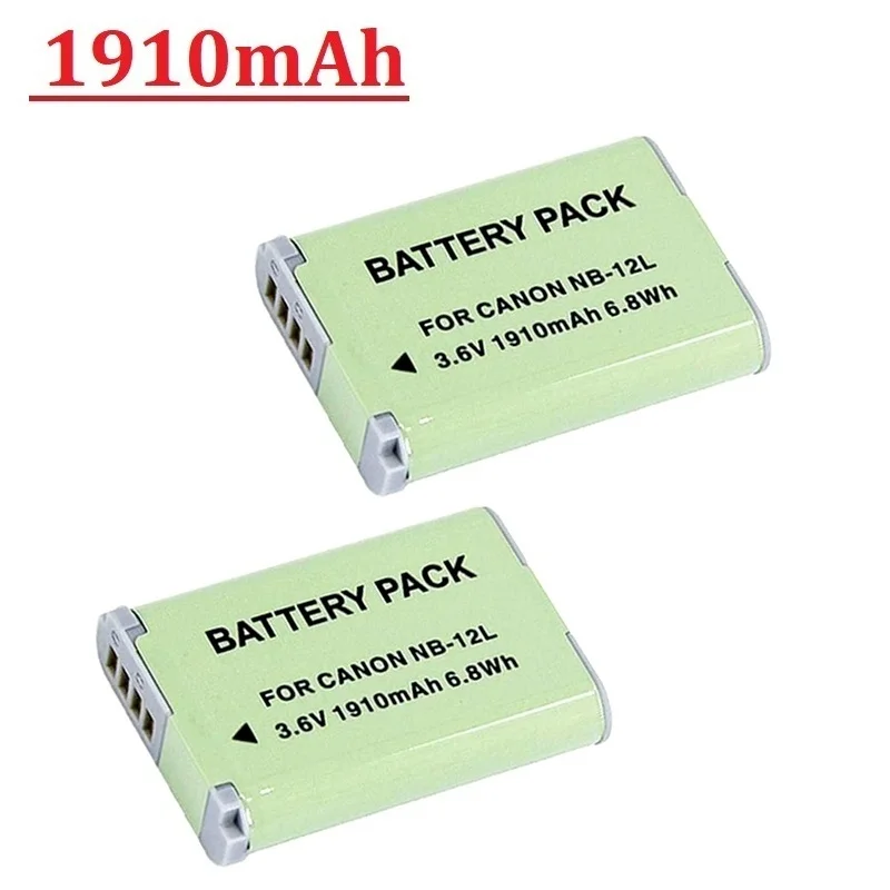 NB-12L NB12L NB 12L 1910 мАч литий-ионный аккумулятор для цифровой камеры Canon Legria Mini X N100 G1 Mark