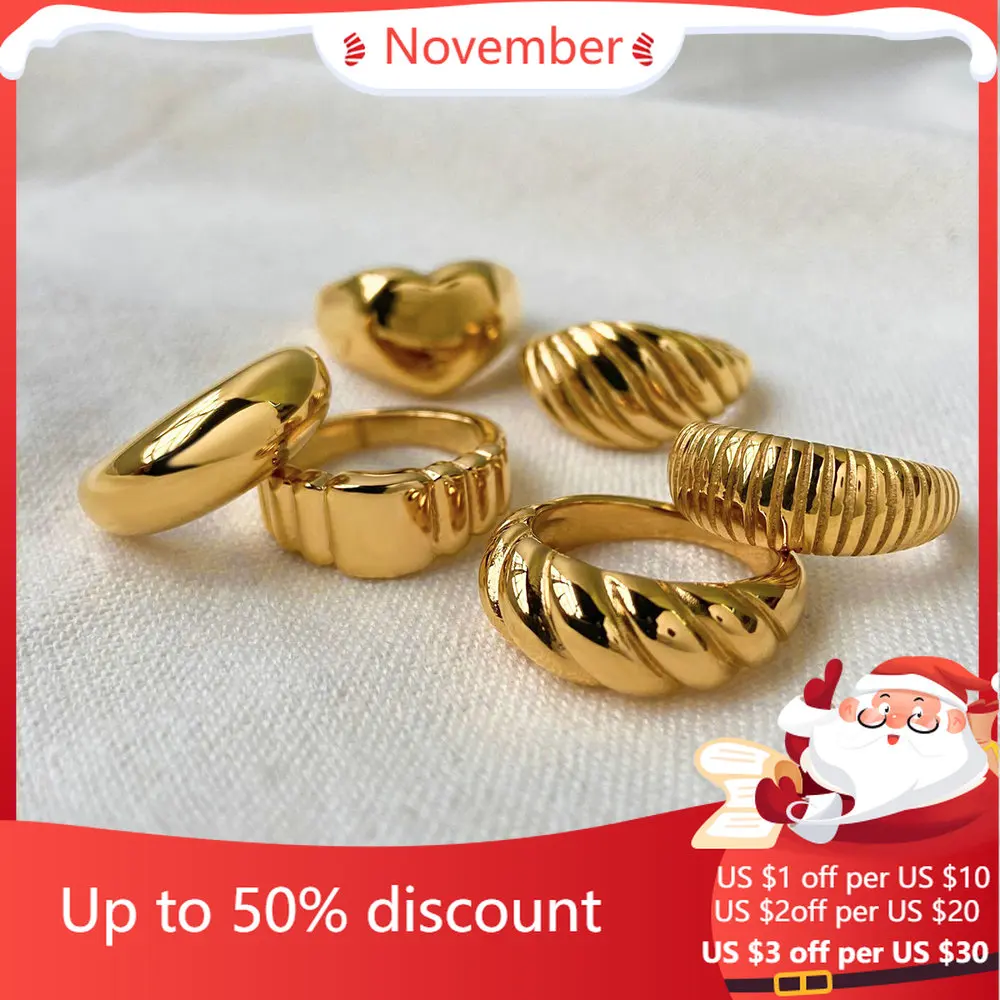 

Fashion Ring 316L Stainless Steel Ring Anillo Ringen Mujer Women Rings Bague Couple Matching Jewlery Fashion Gifts Do not fade