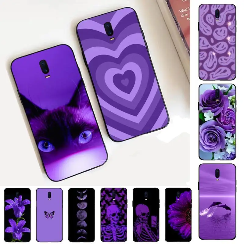 

infinity on Purple aesthetic Phone Case for Vivo Y91C Y11 17 19 17 67 81 Oppo A9 2020 Realme c3