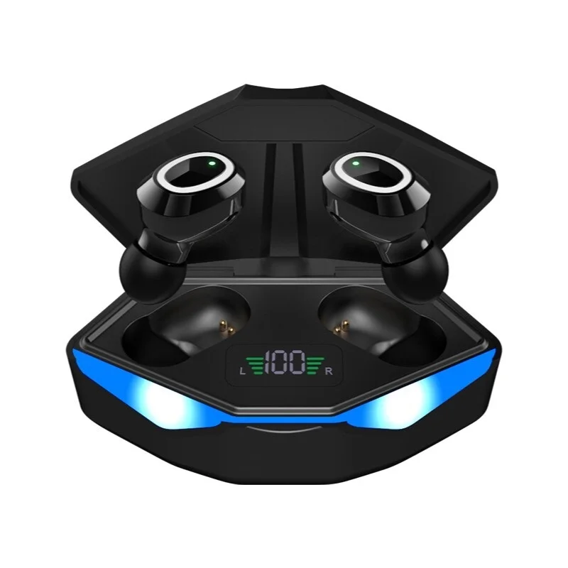 

Игровые Bluetooth-наушники MF M22 со светодиодным дисплеем и сверхнизкой задержкой, с шумоподавлением CVC8.0