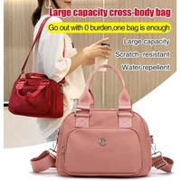large capacity nylon cross body bag