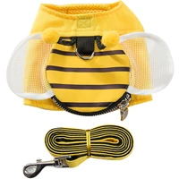 cute bee vest dog leash dog leash dog leash dog leash teddy pet supplies chest harness cat chain cat leash