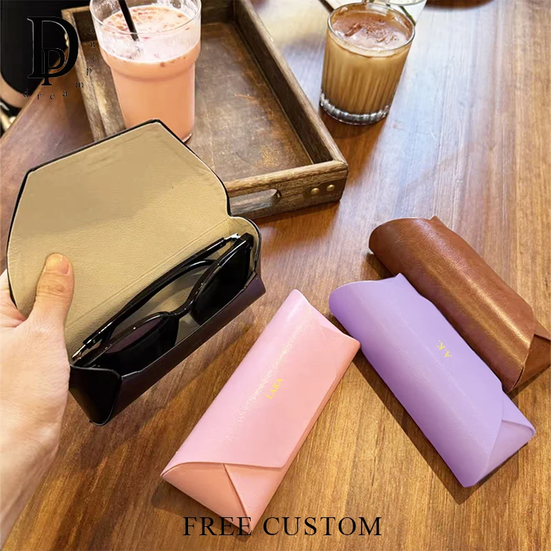 Роскошная Магнитная коробка для очков с надписью на заказ Винтажные